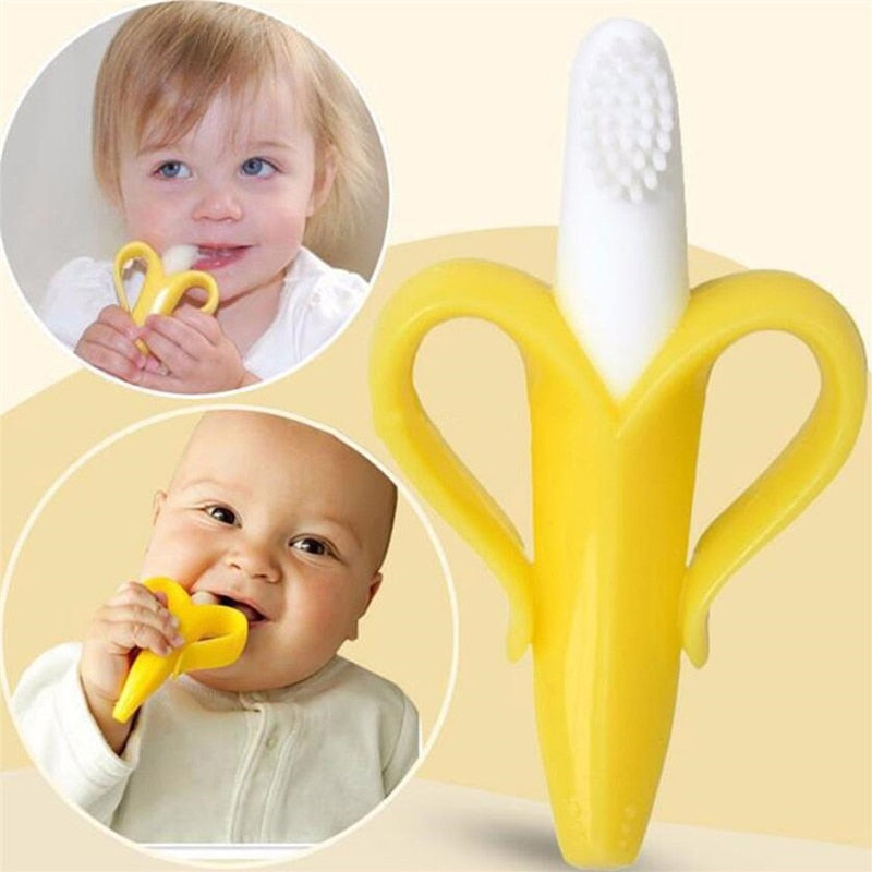 מברשת שיניים לתינוק בצורת בננה